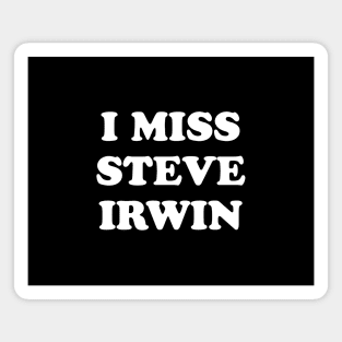 I Miss Steve Irwin Magnet